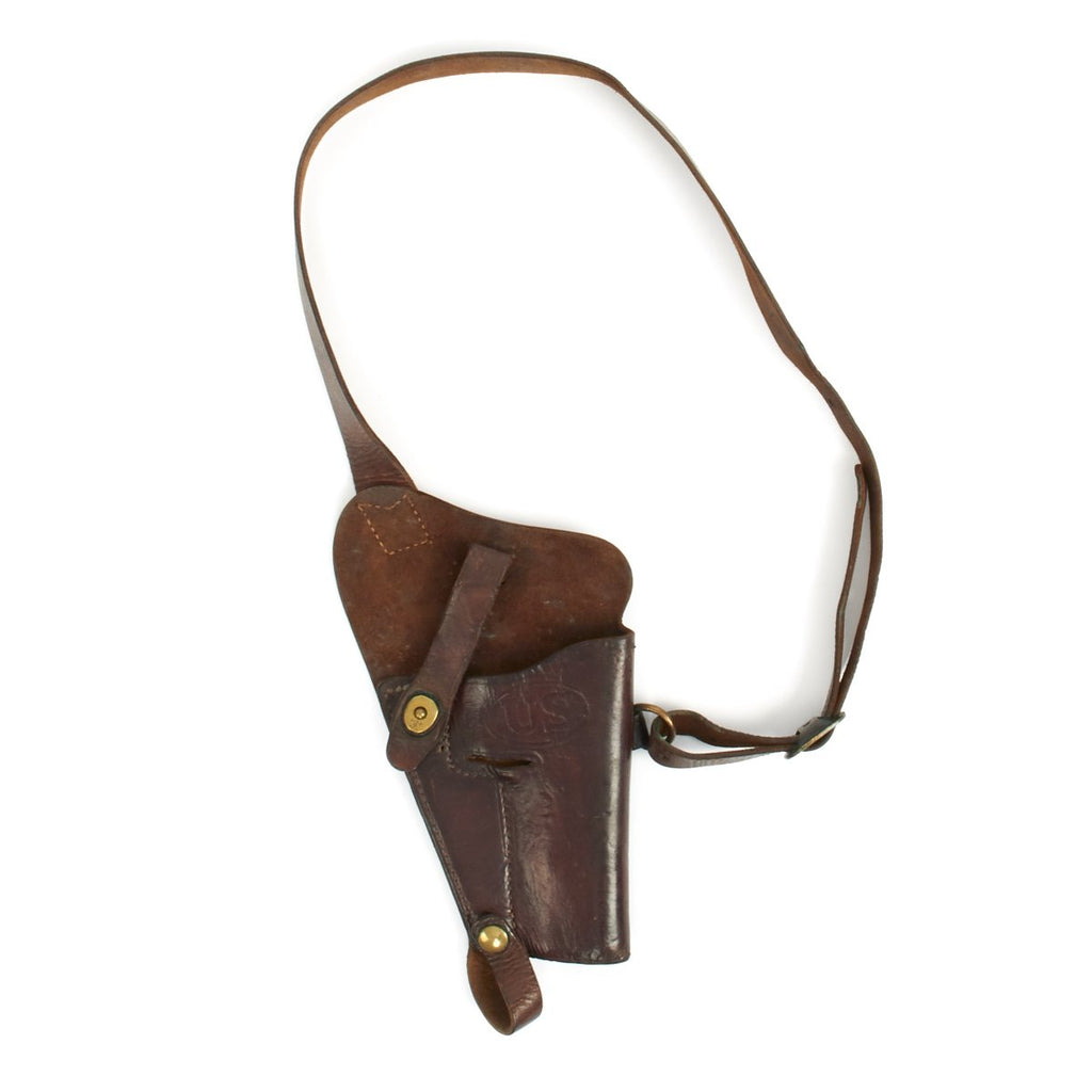 Original U.S. WWII USMC 1943 M3 Colt 1911 .45 Tanker Shoulder Holster by BOYT Original Items