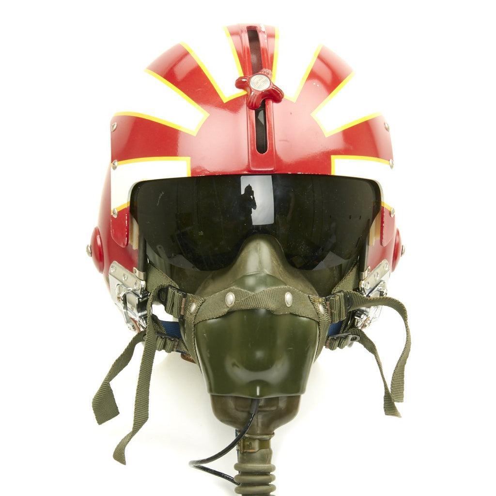 Original U.S. Vietnam War USN Pilot APH-6A Flight Helmet with Oxygen Mask Original Items
