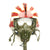 Original U.S. Vietnam War USN Pilot APH-6A Flight Helmet with Oxygen Mask Original Items