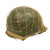 Original U.S. WWII 1943 M1 McCord Fixed Bale Front Seam Helmet with Westinghouse Liner Original Items