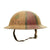 Original U.S. WWI A.E.F. 91st Infantry Division M1917 Doughboy Helmet with Camouflage Textured Paint Original Items