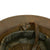 Original U.S. WWI A.E.F. 91st Infantry Division M1917 Doughboy Helmet with Camouflage Textured Paint Original Items