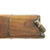 Original German WWI Artillery Luger Wood Stock with Attaching Iron - Lange Pistole 08 Original Items