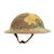 Original U.S. WWI A.E.F. 503rd Engineer Battalion M1917 Helmet with Camouflage Textured Paint Original Items