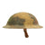 Original U.S. WWI A.E.F. 503rd Engineer Battalion M1917 Helmet with Camouflage Textured Paint Original Items