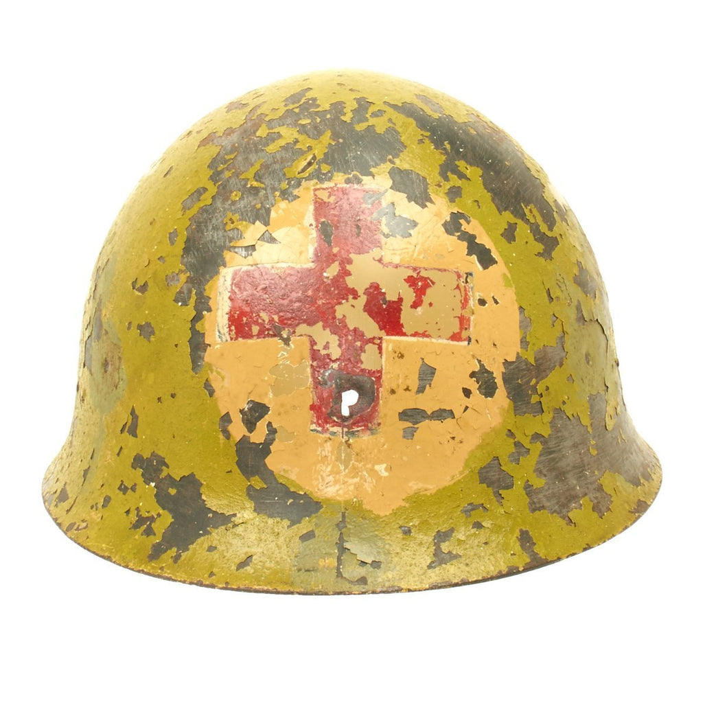 Original Japanese WWII Type 90 Medic Helmet Original Items