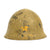 Original WWII Japanese Battle of Iwo Jima Bring Back Grouping - Helmet, Flag, Sand Original Items