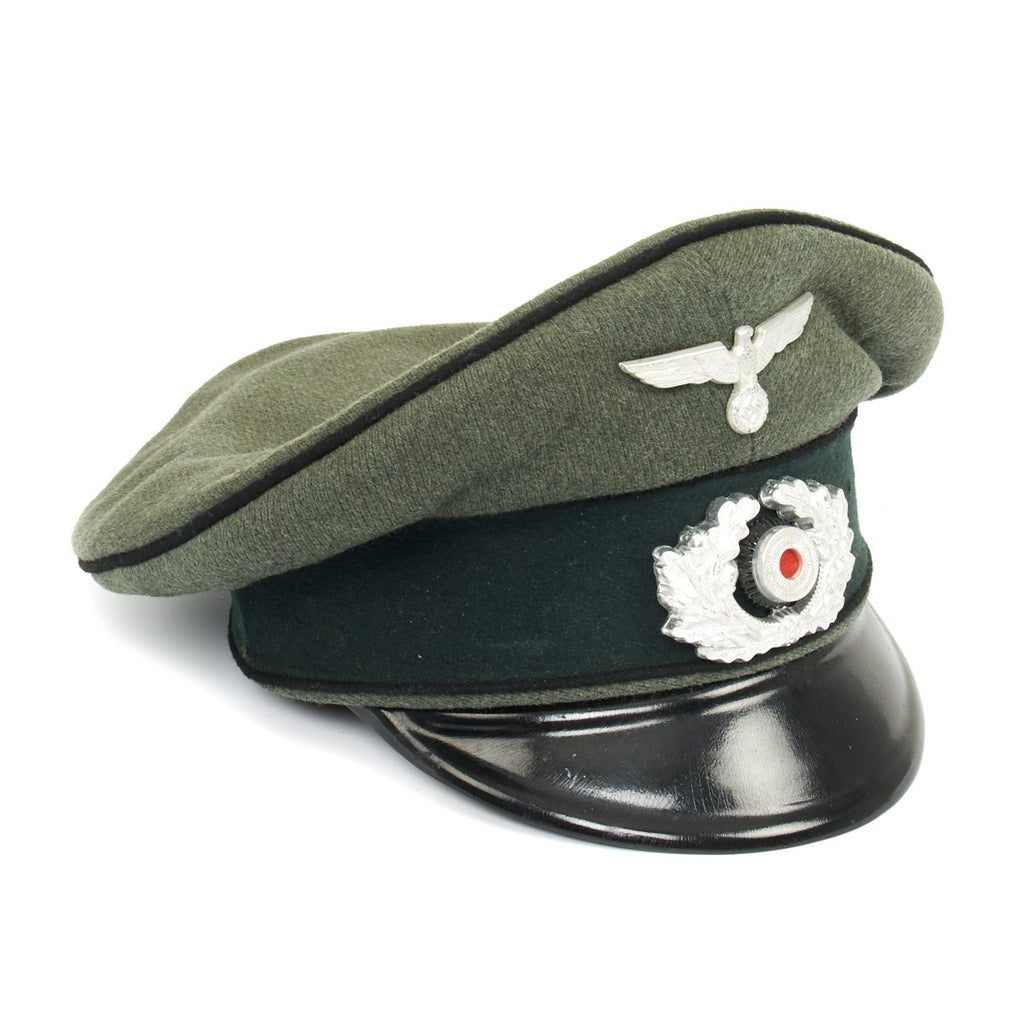 Original German WWII Pioneer NCO Visor Cap - Dated 1942 Original Items