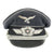 Original German WWII Luftwaffe Officer Visor Cap by Erel - Named Original Items