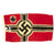 Original German WWII Small Battle Flag 50cm x 85cm with Wartime Markings Original Items