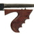 Original U.S. WWII Thompson 1928 Display Submachine Gun with Replica Drum and Vertical Foregrip Original Items