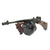 Original U.S. WWII Thompson 1928 Display Submachine Gun with Replica Drum and Vertical Foregrip Original Items