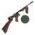 Original U.S. WWII Thompson 1928 Display Submachine Gun with Replica Drum and Vertical Foregrip Original Items