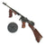 Original U.S. WWII Thompson 1928 Display Submachine Gun with Replica Drum and Vertical Foregrip Original Items