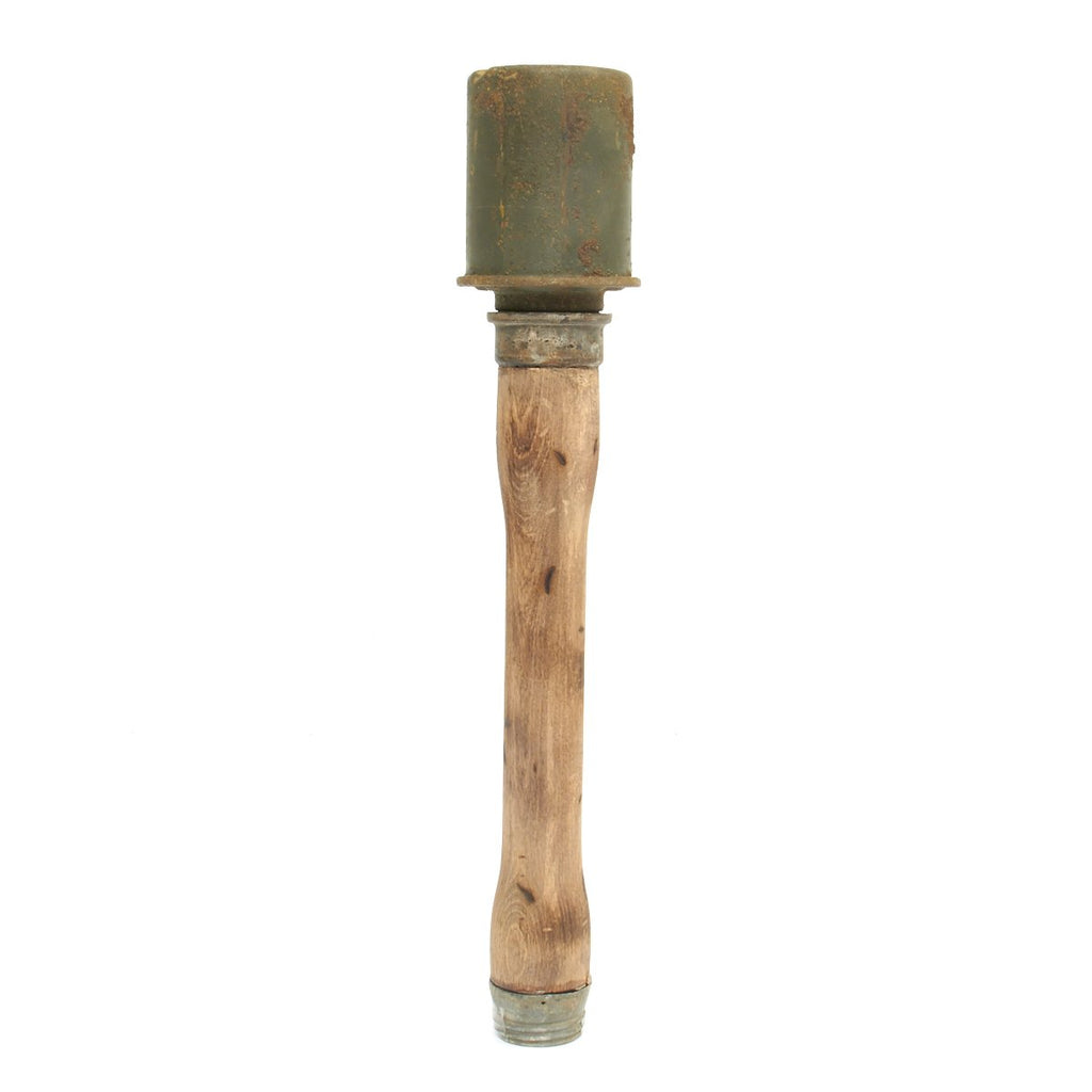 Original German WWII M24 Stick Grenade with Pull Cord Bead - Dated 1943 Original Items