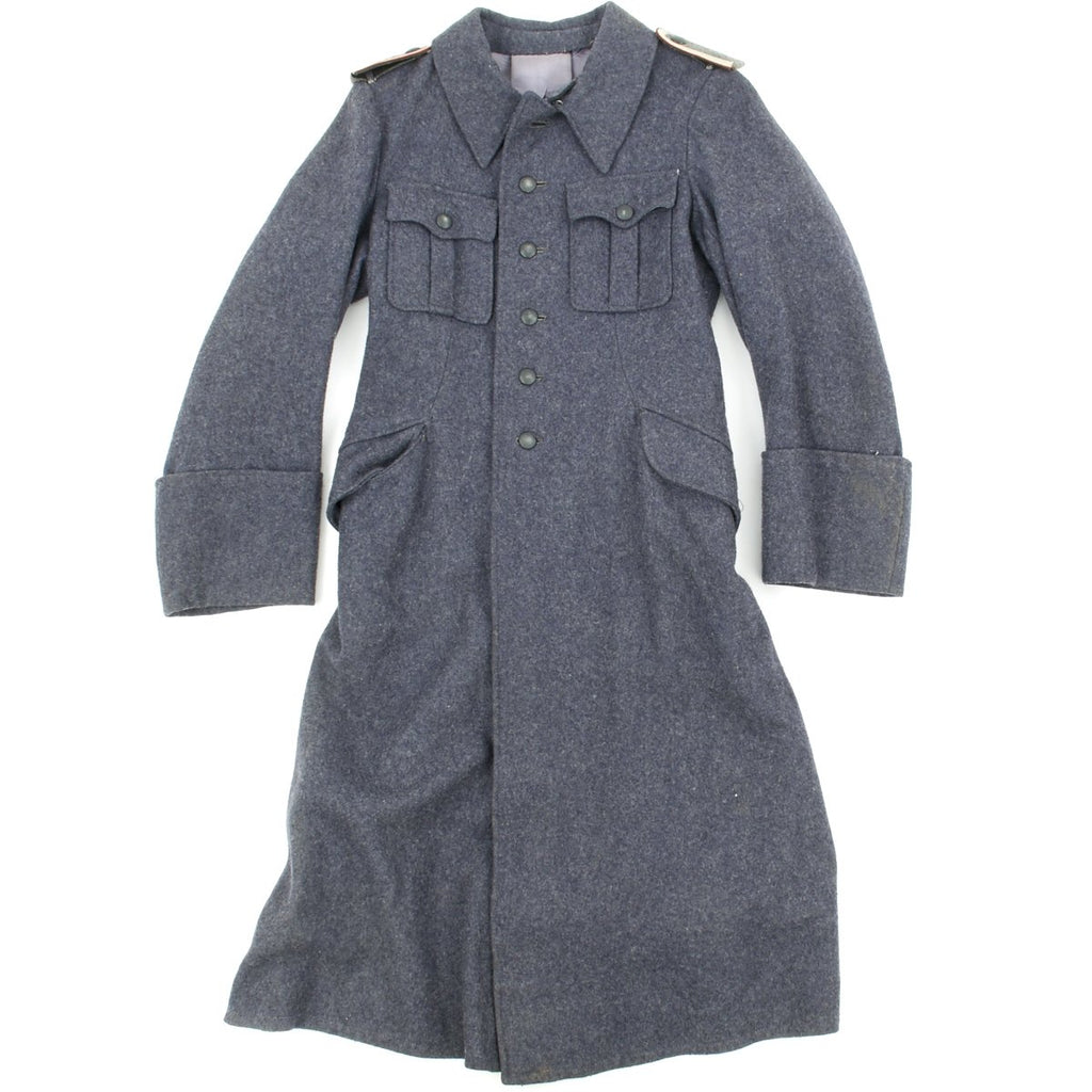 Original German WWII Luftwaffe Flak Wool Greatcoat Original Items