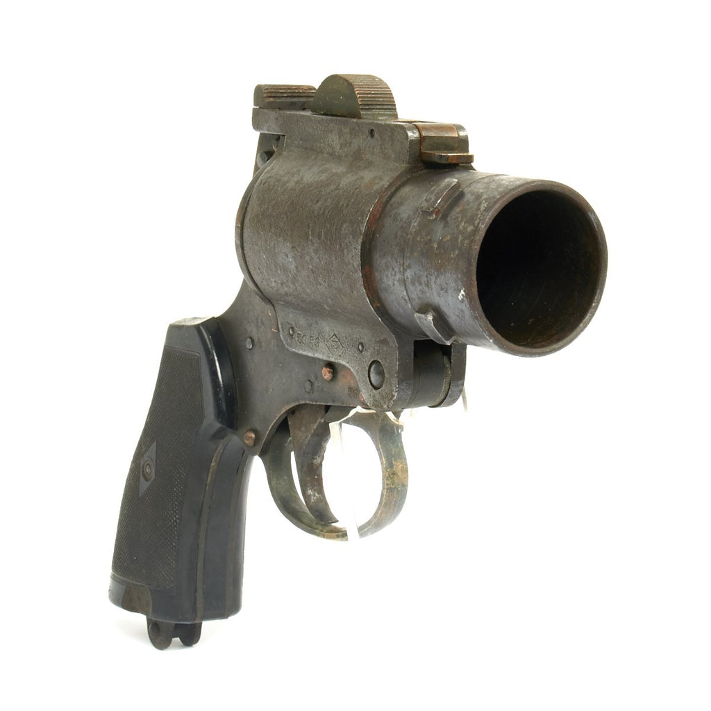 Original British WWII Webley & Scott No.4 Mk.1* Signal Flare Pistol - Serial 23966 Original Items