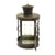 Original British WWI Glazed Glass Bottom Trench Lantern by Christopher Collins - Dated 1916 Original Items
