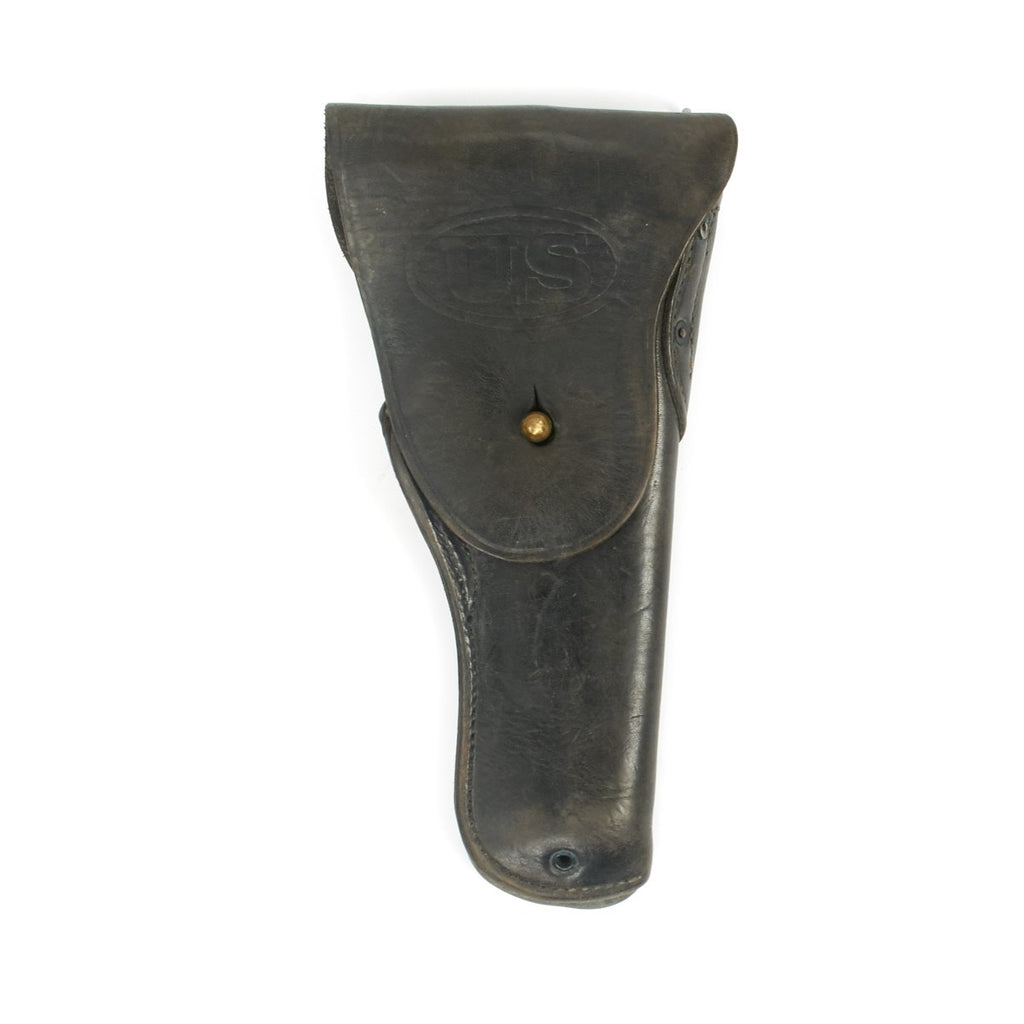 Original U.S. WWII M1916 .45 Colt 1911 Leather Holster by Walsh Harness Co. - dated 1944 Original Items