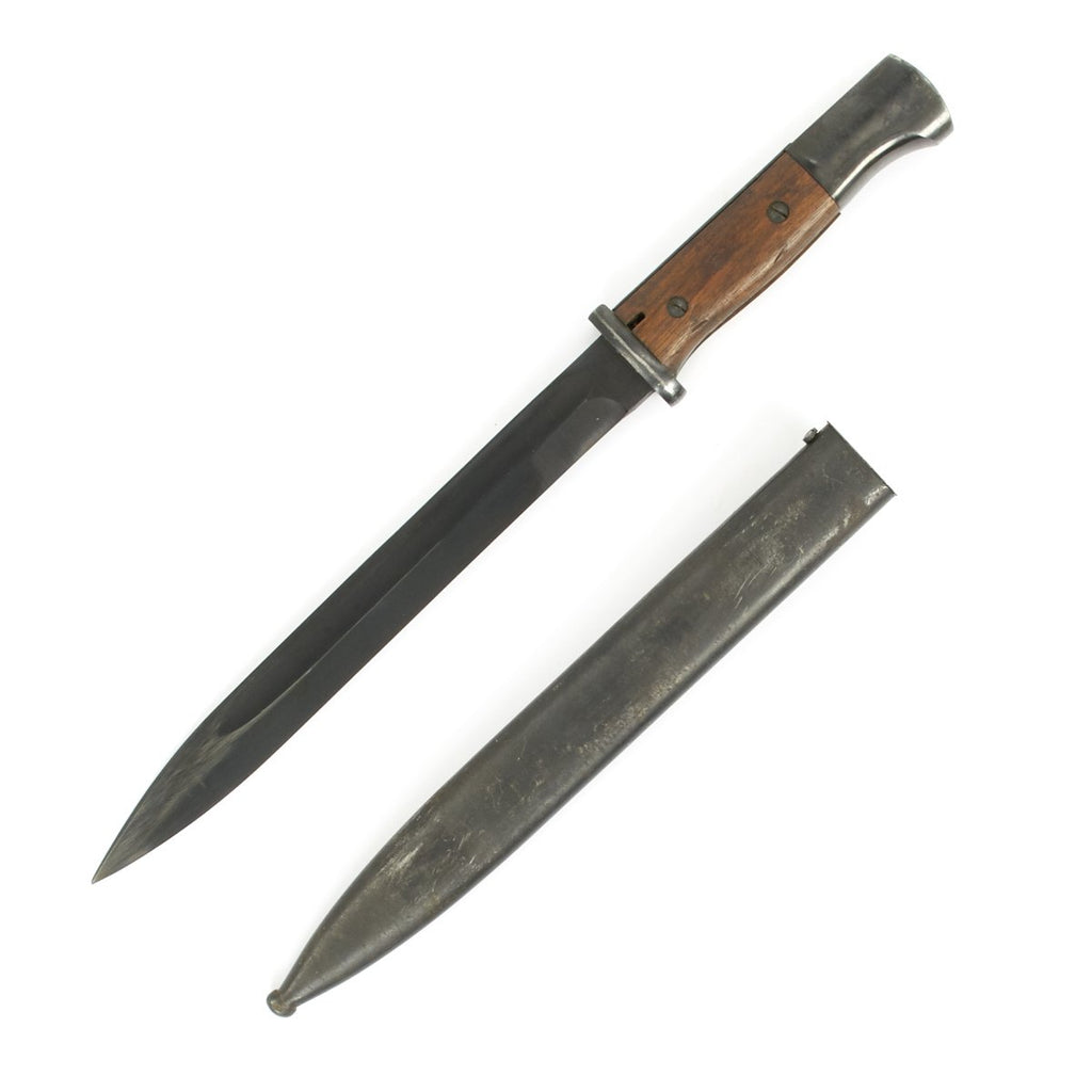 Original German WWII 98k Bayonet with Scabbard - Excellent Condition Original Items