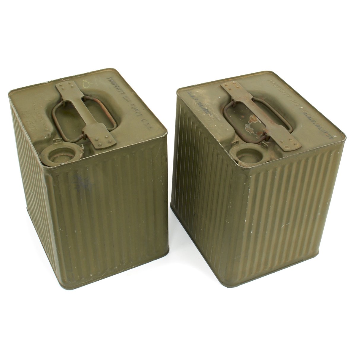 Original U.S. WWII 1942 Army Air Force 5 Gallon Gasoline Cans
