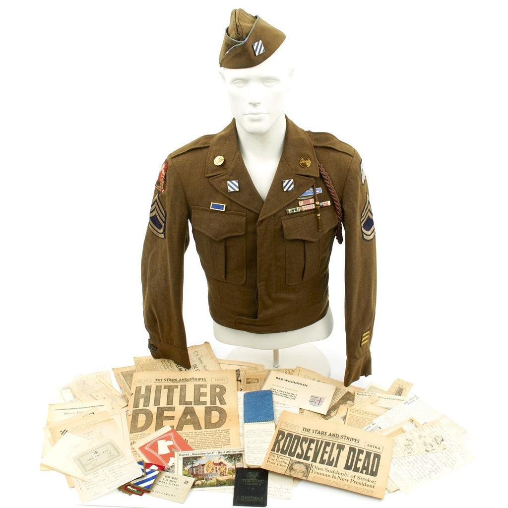 Original U.S. WWII 3rd Infantry Division Named Grouping Original Items