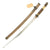 Original WWII Japanese Battle Damaged Army Officer Katana Sword in Scabbard By Kane Mori - Dated Dec 1943 Original Items