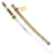 Original WWII Japanese Battle Damaged Army Officer Katana Sword in Scabbard By Kane Mori - Dated Dec 1943 Original Items