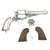 Original U.S. Remington Nickel-Plated M-1875 Single Action Army 44 Cal. Revolver with 5 1/2" Barrel - Serial 121 Original Items