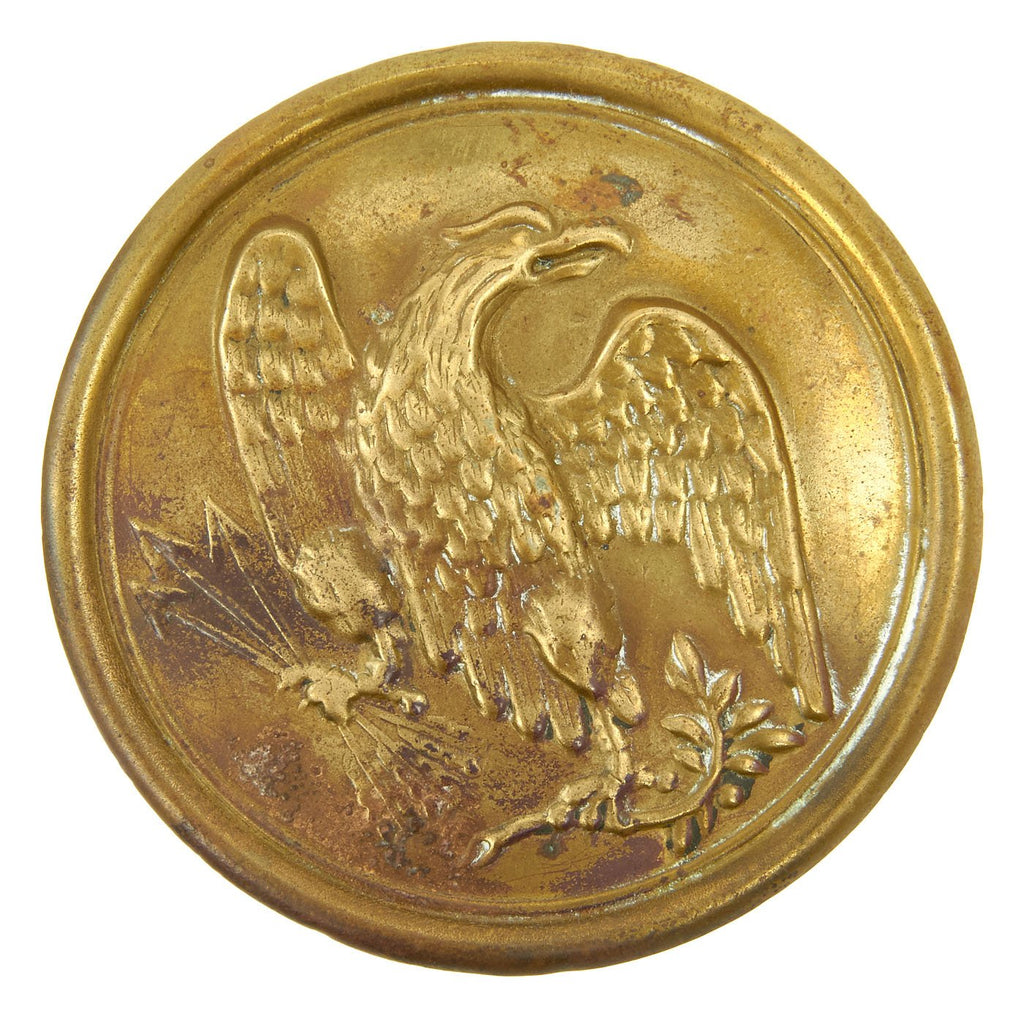 Original U.S. Civil War Cartridge Box Sling Eagle Breast Plate Original Items