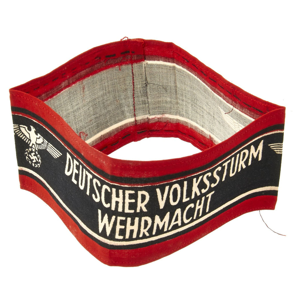 Original German WWII Deutscher Volkssturm Wehrmacht Armband Original Items