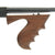 Original U.S. WWII Thompson 1928 Display Submachine Gun with Drum and Vertical Foregrip - Gangster Style Original Items