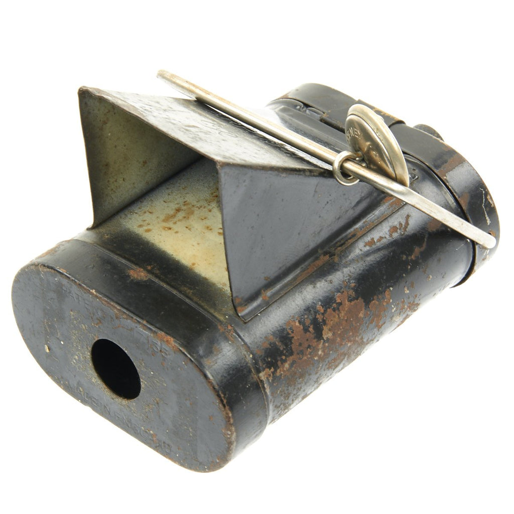 Original British WWII Air Raid Precautions A.R.P. Blackout Flash Light - Dated 1941 Original Items