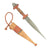 Original Sudanese Mahdi Dervish Arm Dagger with Leather Scabbard and Arm Loop - Circa 1885 Original Items