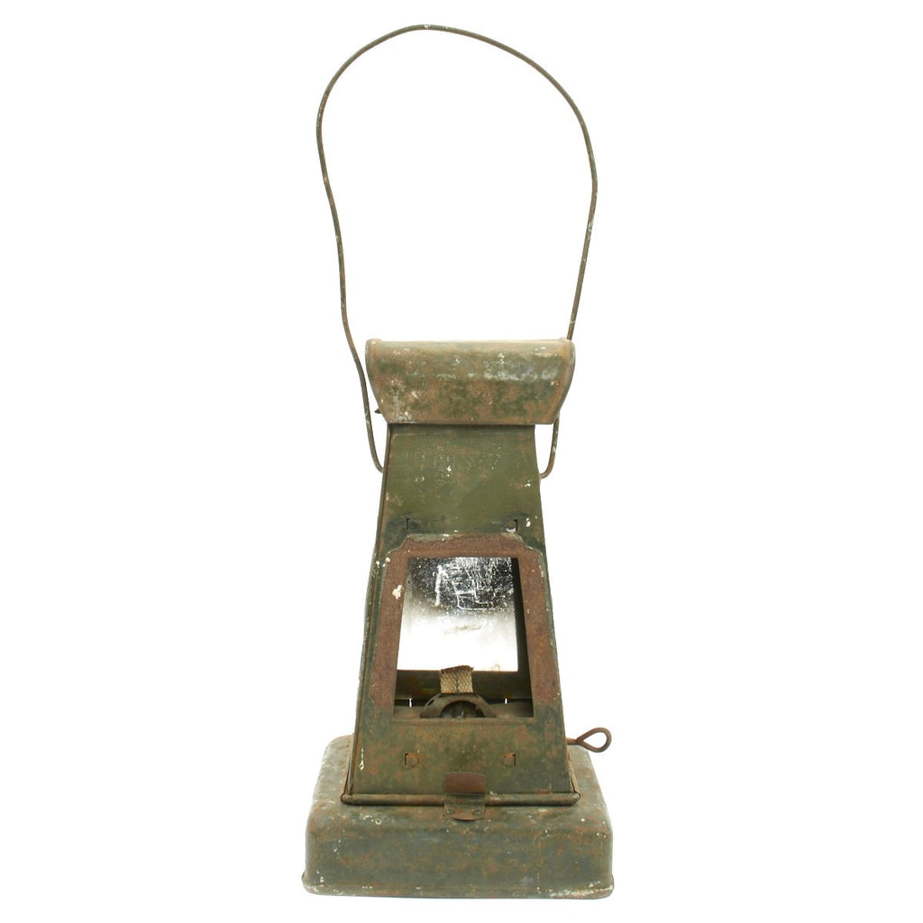 Original German WWI Trench Oil Lantern found in Belgium Original Items