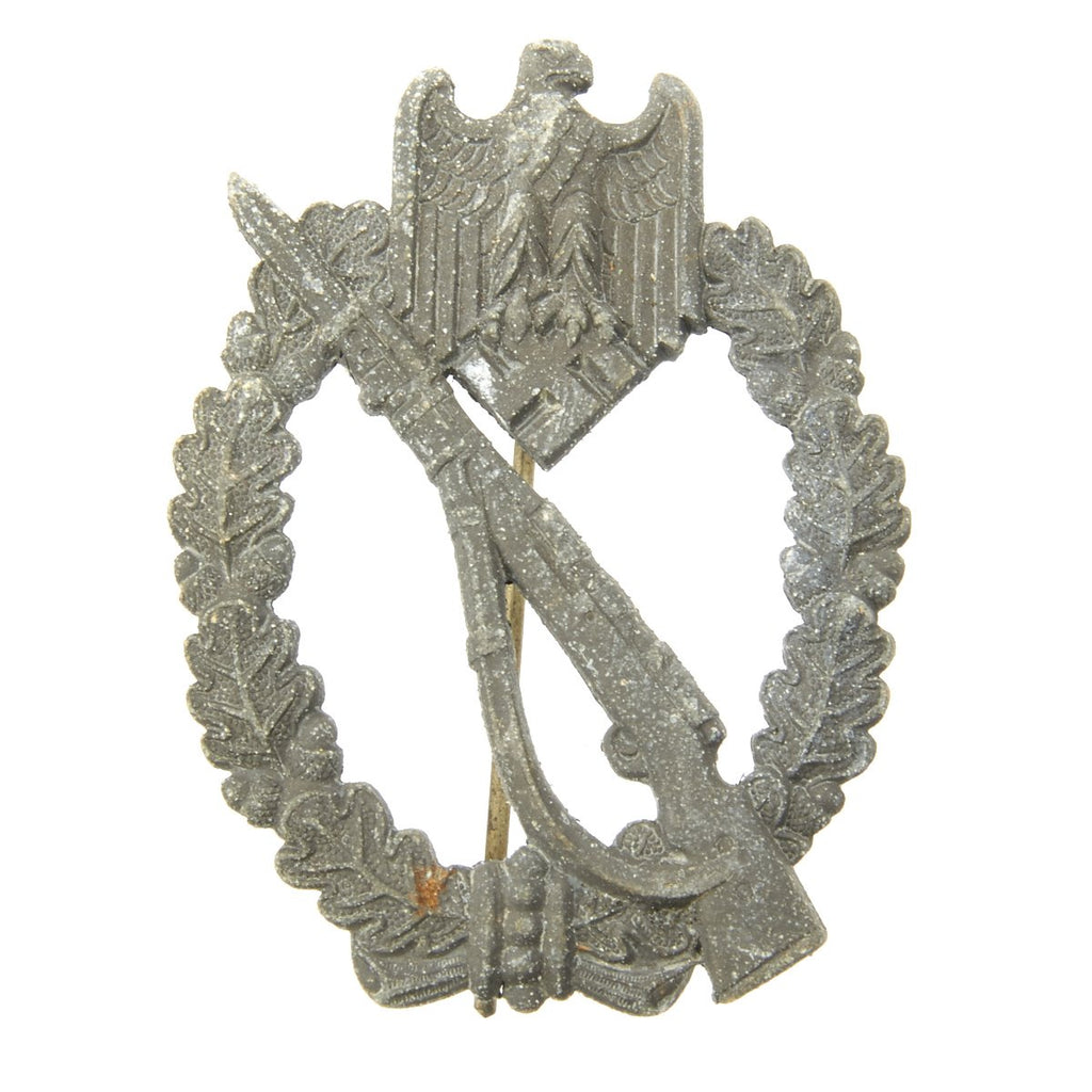Original German WWII Silver Grade Infantry Assault Badge - Unmarked Original Items