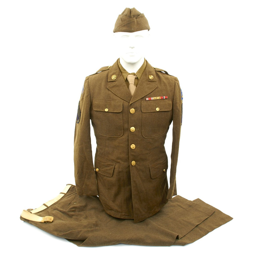 Original WWII Amphibious Forces 4th Engineer Special Brigade Uniform Grouping Original Items
