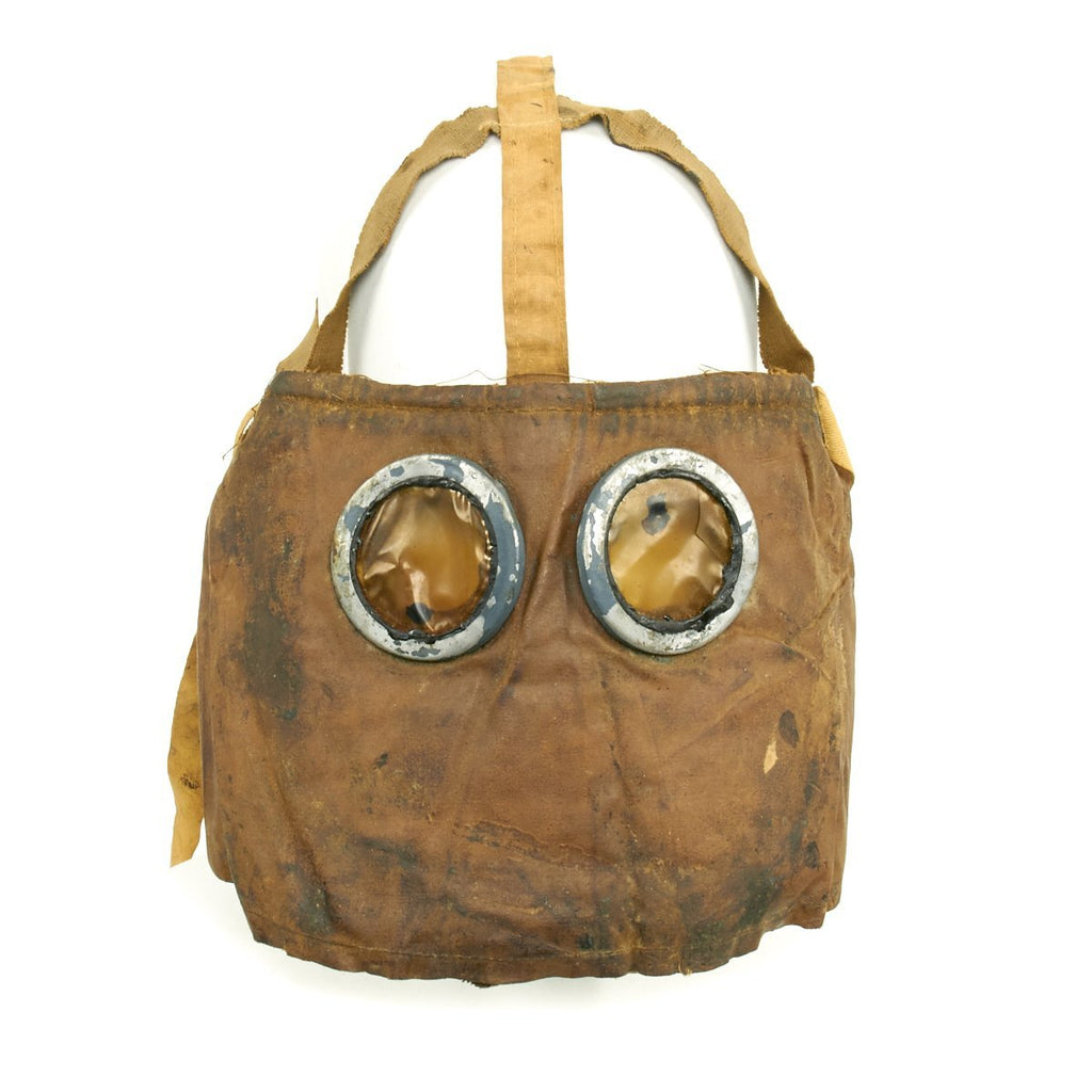 Original French WWI M2 Gas Mask Dated 1917 Original Items