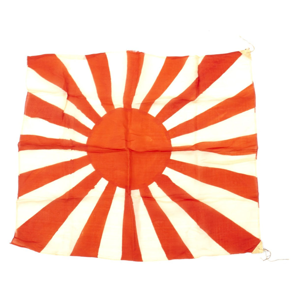 Original Japanese WWII Silk Rising Sun Army War Flag Original Items