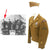 Original U.S. WWII D-Day 5th Ranger Battalion Combat Medic Named Uniform Grouping Original Items