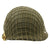 Original U.S. WWII 1944 M1 McCord Front Seam Swivel Bale Helmet with Firestone Liner and Net Original Items