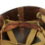 Original U.S. WWII 1944 M1 McCord Front Seam Swivel Bale Helmet with Firestone Liner and Net Original Items
