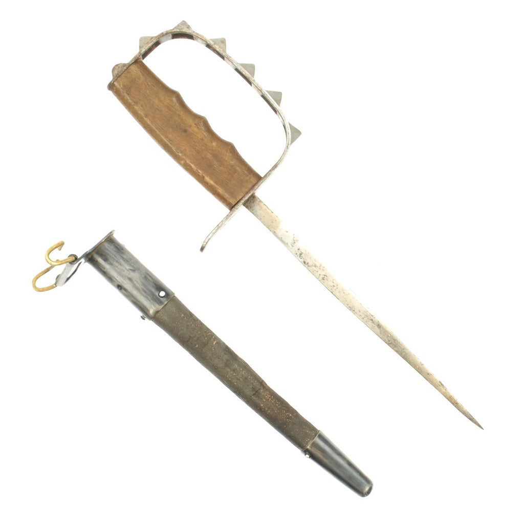 Original U.S. WWI M1917 Trench Knife by L.F. & C dated 1917 with Scabbard by Jewell Original Items