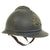 Original French WWI M1915 Adrian Helmet with Artillery Badge - Horizon Blue Original Items
