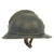 Original French WWI M1915 Adrian Helmet with Artillery Badge - Horizon Blue Original Items