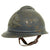 Original French WWI M1915 Adrian Helmet with Artillery Badge - Horizon Blue Original Items