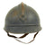 Original French WWI M1915 Adrian Helmet with Artillery Badge - Horizon Blue Original Items
