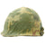 Original U.S. WWII USMC Named Vietnam War 3rd MAF M1 Helmet Reversible Camouflage Cover Original Items