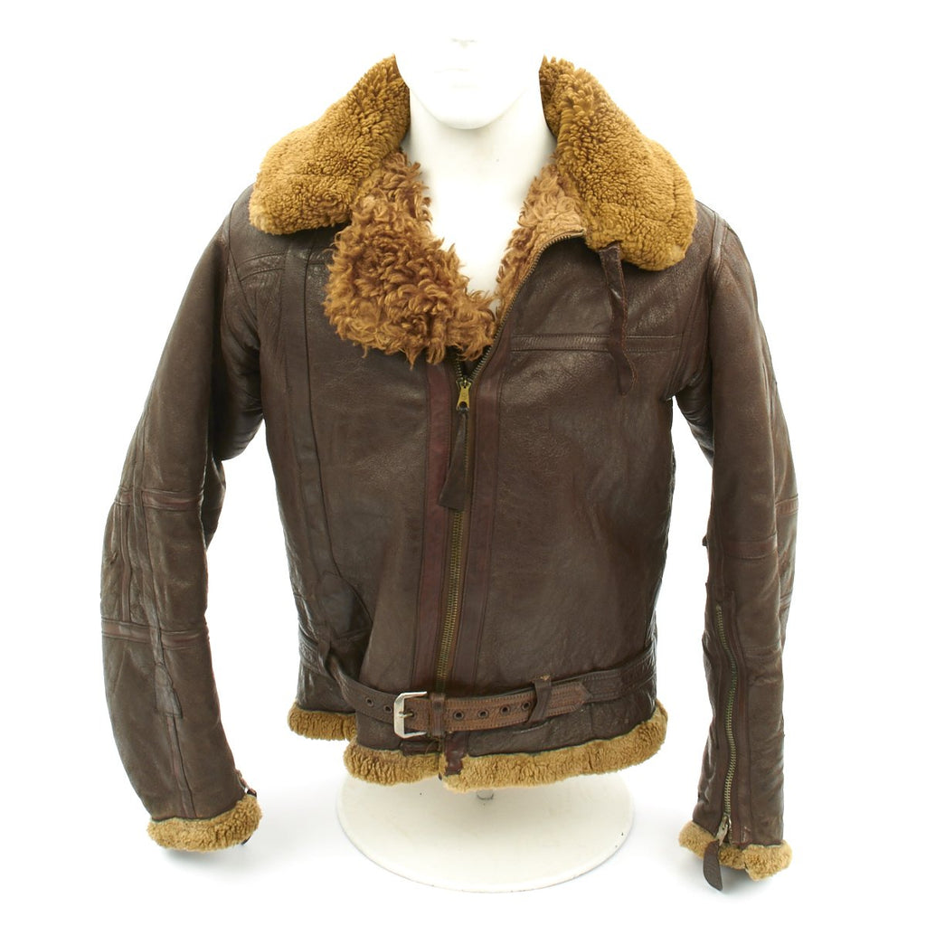 Original British WWII RAF Irvin Flight Jacket Dated 1945