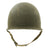 Original WWII 1943 M1 McCord Front Seam Fixed Bale Helmet with Seaman Paper Co. Liner Original Items